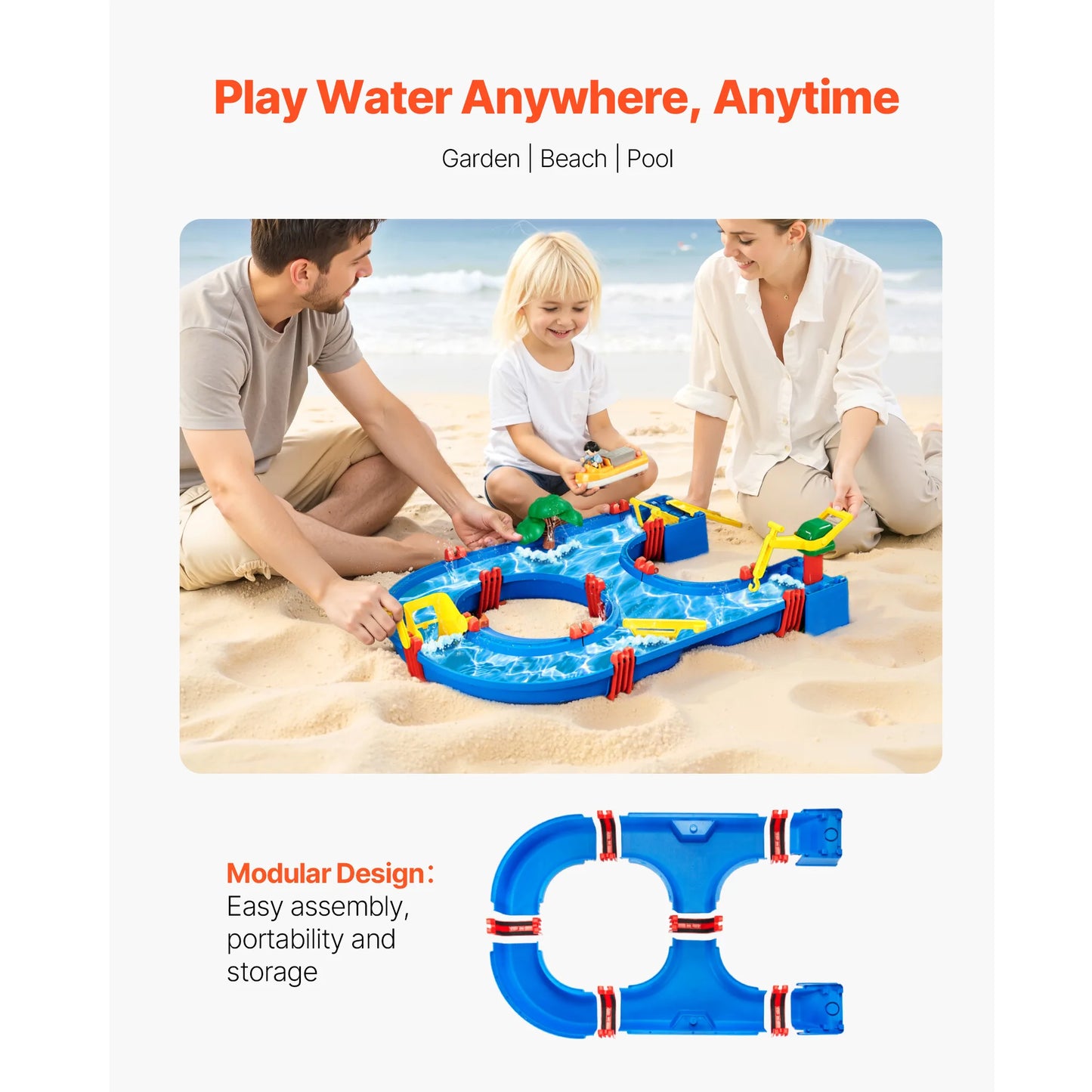 Water Play Table With 39 Accessories For Kids Outdoor Fun