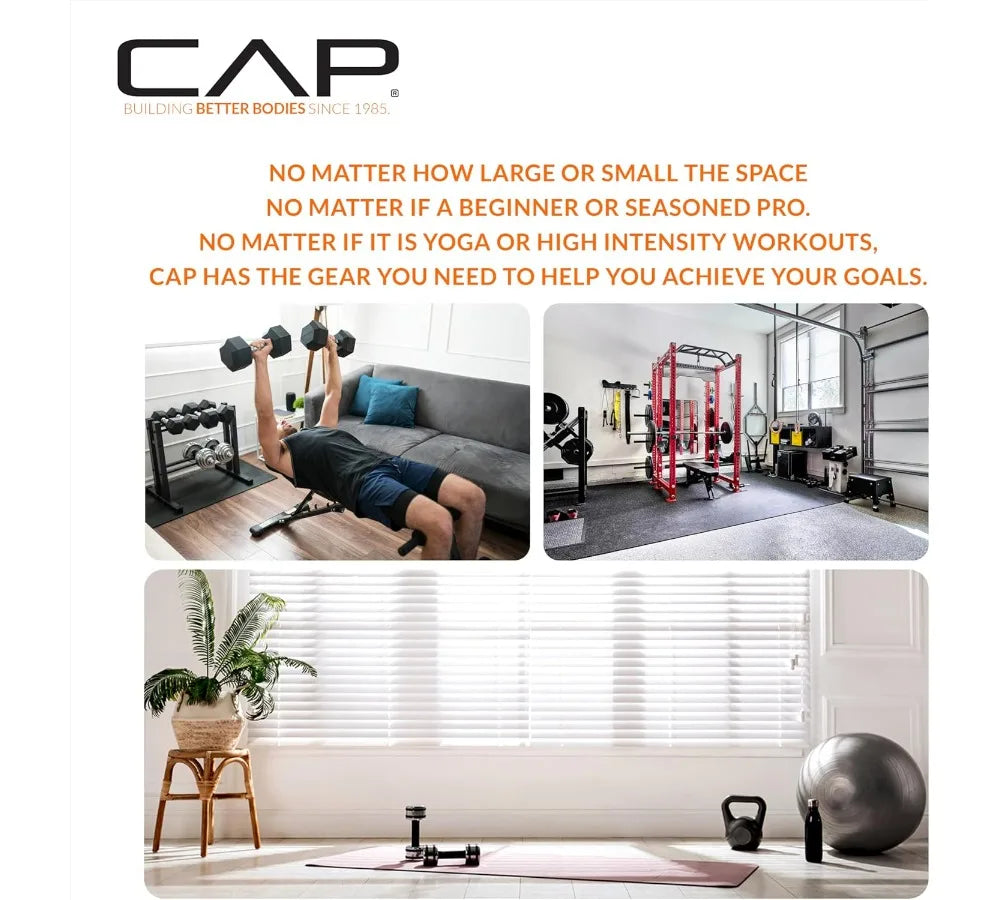 NONE Coated Hex Dumbbell Set For Home Gym Strength Training