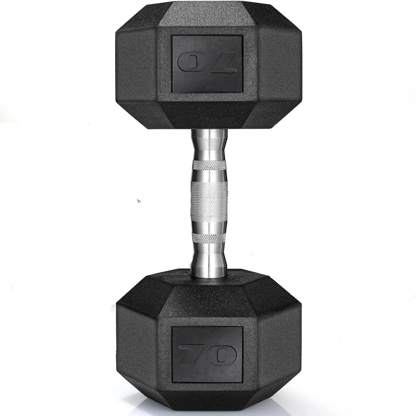 Rubber Coated Cast Iron Hex Dumbbells Set For Home Gyms