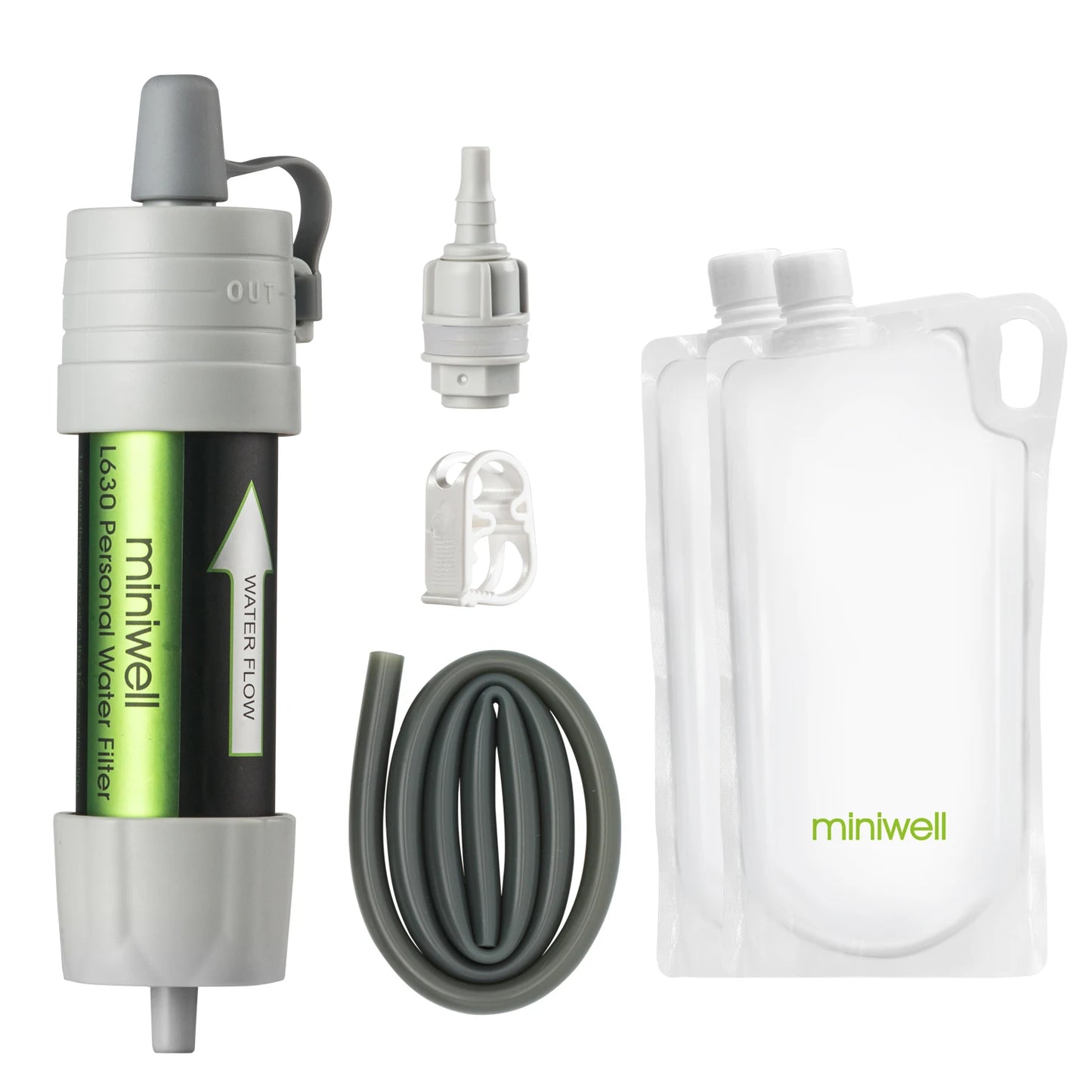 Miniwell L630 Personal Camping Water Filter Straw