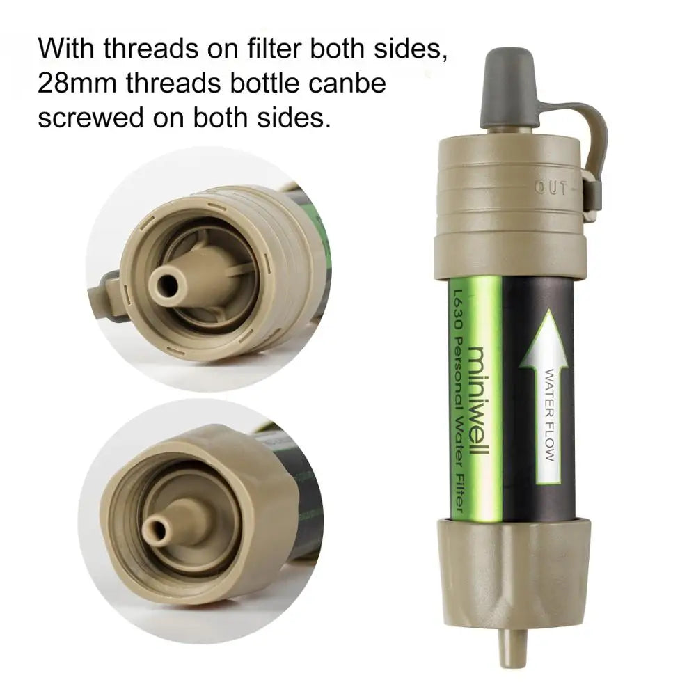 Miniwell L630 Personal Camping Water Filter Straw