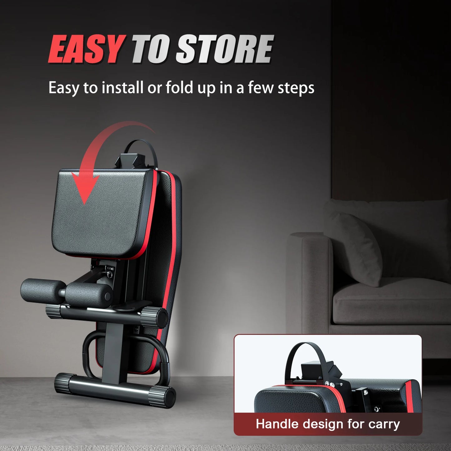 Foldable Dumbbell Bench 14-In-1 Multi-Functional 1000 Lbs Capacity