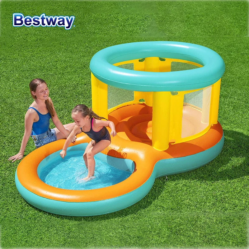 Bestway Inflatable Bouncer And Play Pool With Water Slide
