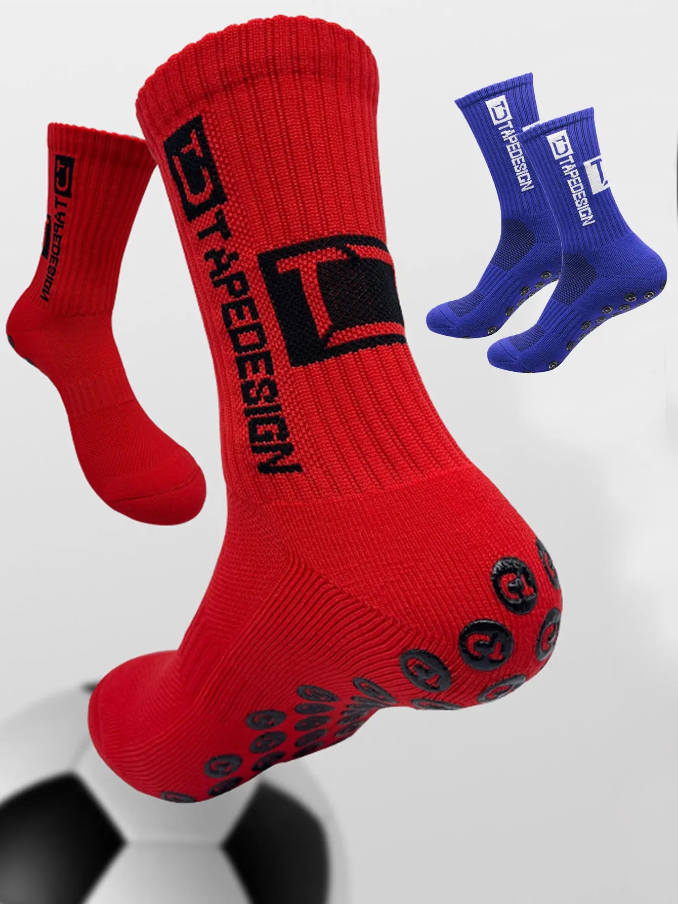 NONECN Football Socks Unisex Mid Length Anti Slip Training Socks