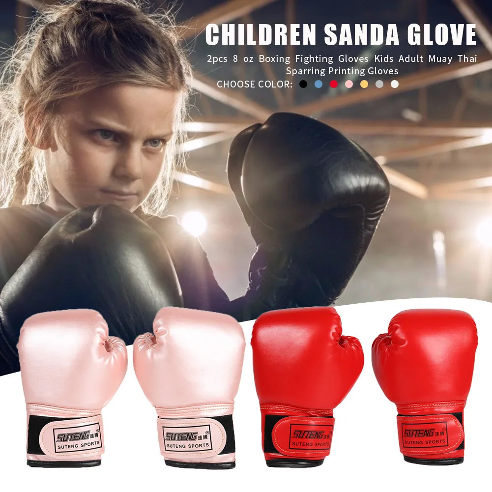 APWIKOGERCN 2-Piece Kids Boxing Gloves Set for Training