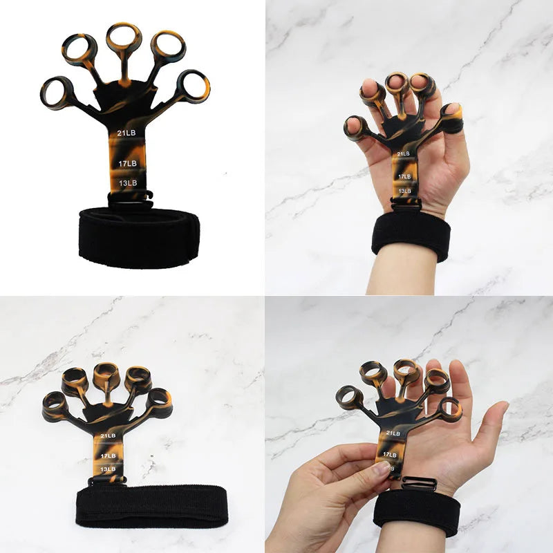 SHENGMEYU Finger Grip Strengthener 6 Resistance Hand Exerciser