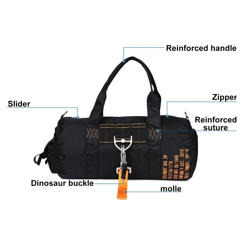 LQARMY Lightweight Duffle Bag For Gym And Travel Comfort