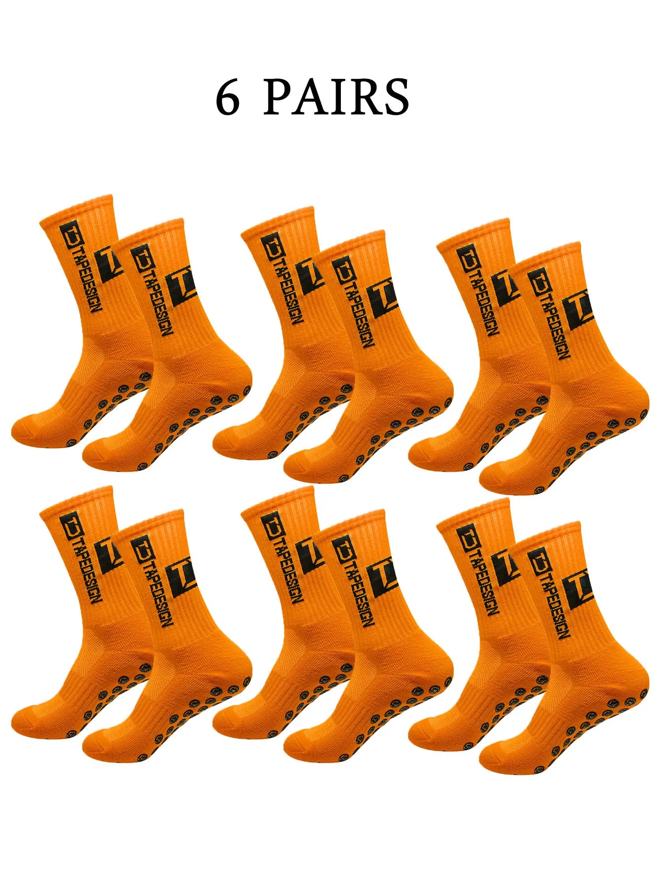 NONECN Football Socks Unisex Mid Length Anti Slip Training Socks