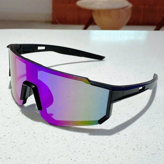 Shukui Vintage Oversized Sunglasses Women Men Luxury Outdoor Sport