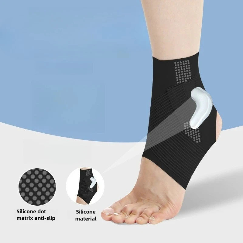 Silicone Pad Ankle Brace For Unisex Outdoor Sports