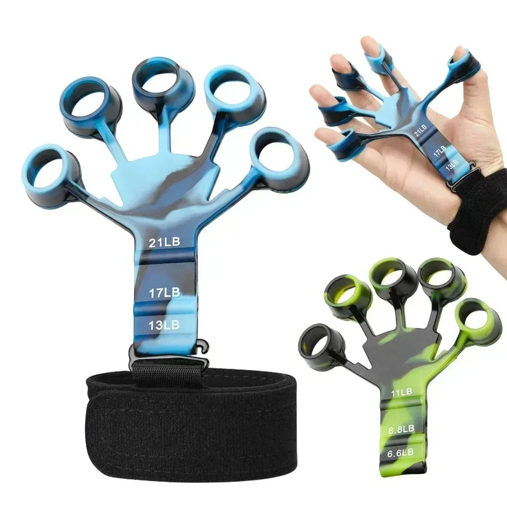 SHENGMEYU Finger Grip Strengthener 6 Resistance Hand Exerciser