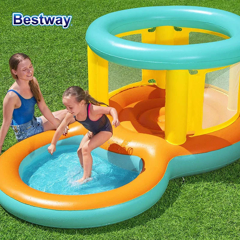 Bestway Inflatable Bouncer And Play Pool With Water Slide