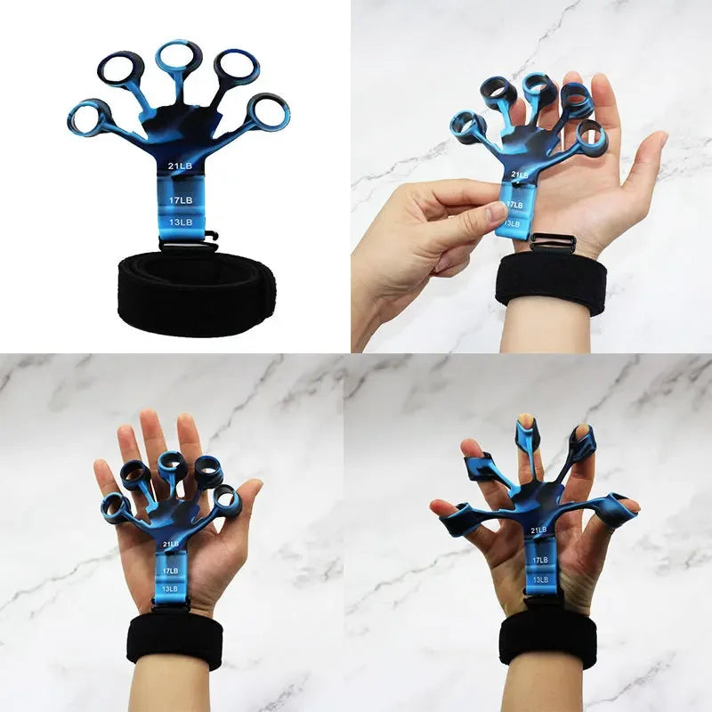 SHENGMEYU Finger Grip Strengthener 6 Resistance Hand Exerciser