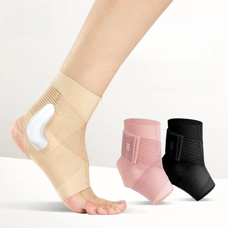Silicone Pad Ankle Brace For Unisex Outdoor Sports