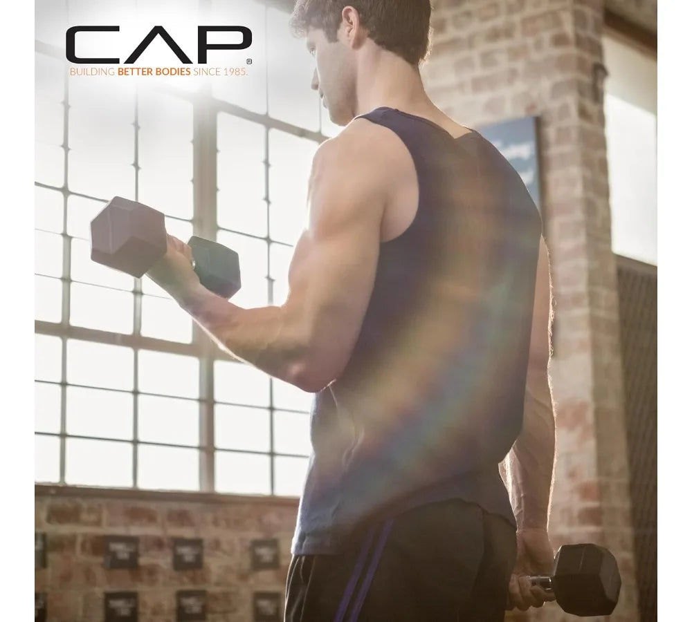 NONE Coated Hex Dumbbell Set For Home Gym Strength Training
