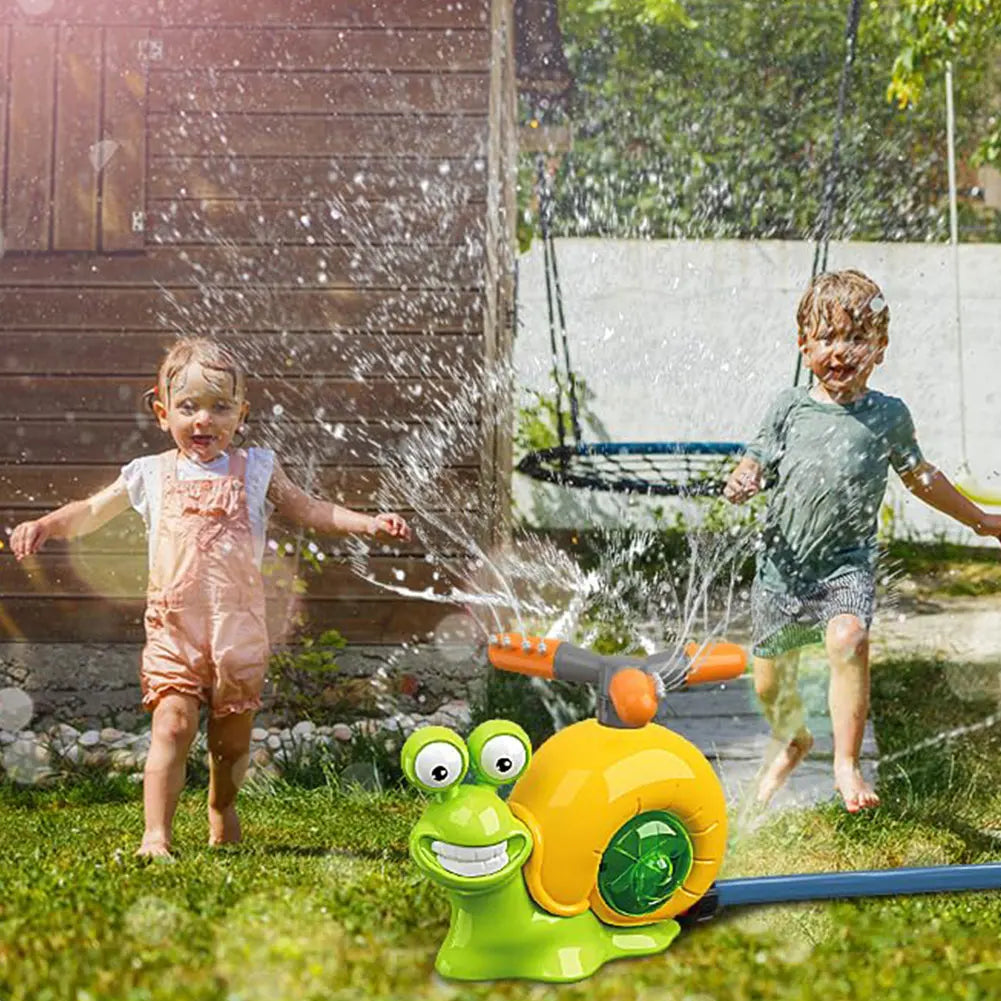 APWIKOGER Cartoon Snail Water Sprinkler Baseball Toy for Backyard Play
