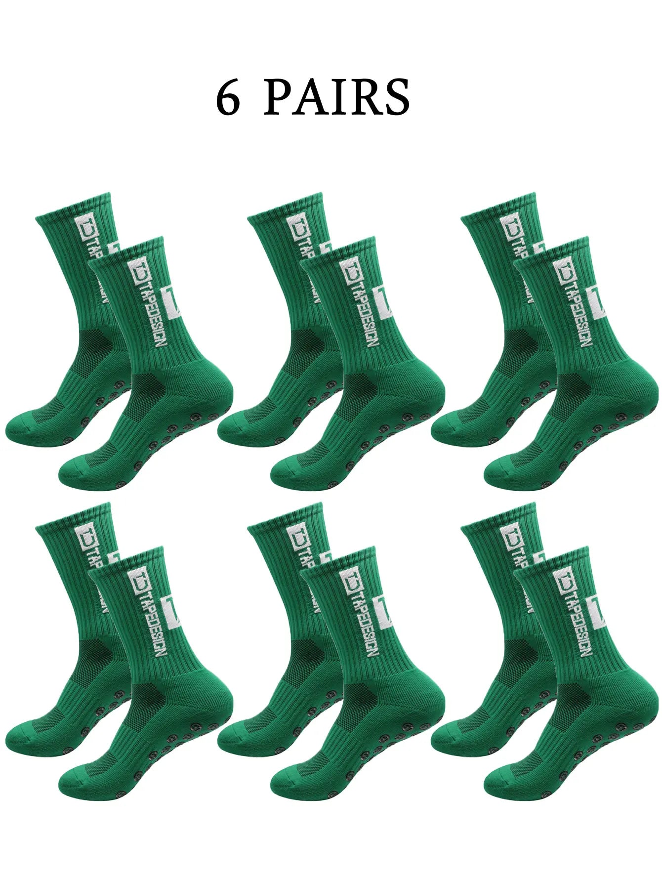 NONECN Football Socks Unisex Mid Length Anti Slip Training Socks