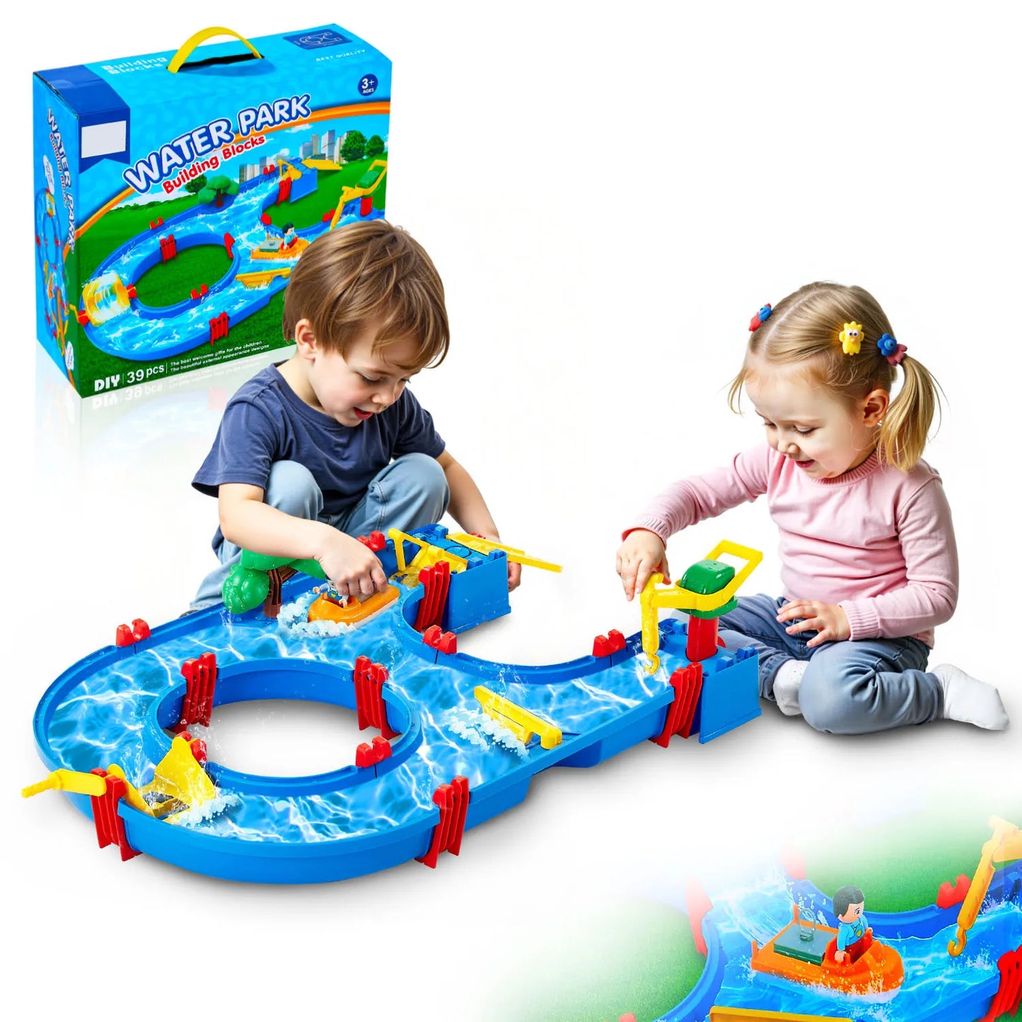 Water Play Table With 39 Accessories For Kids Outdoor Fun