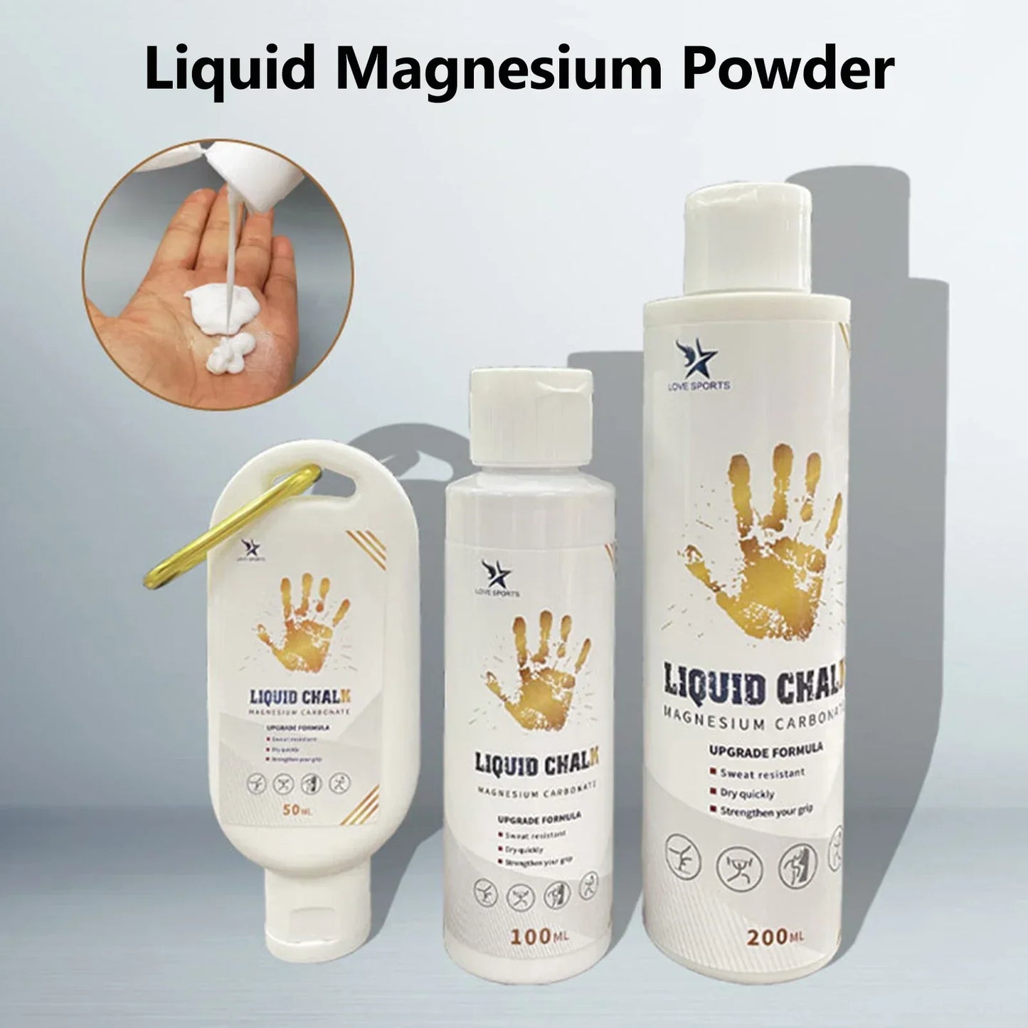 Liquid Chalk For Gym And Climbing Anti Slip Grip Magnesium
