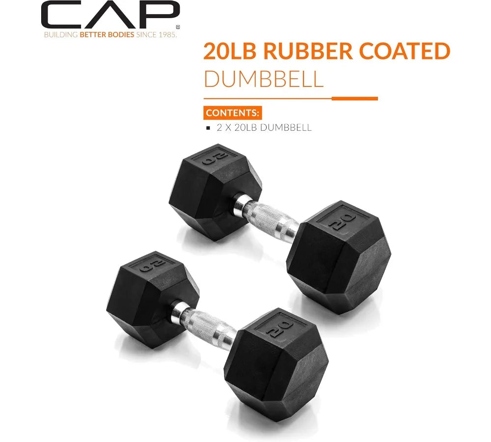 NONE Coated Hex Dumbbell Set For Home Gym Strength Training