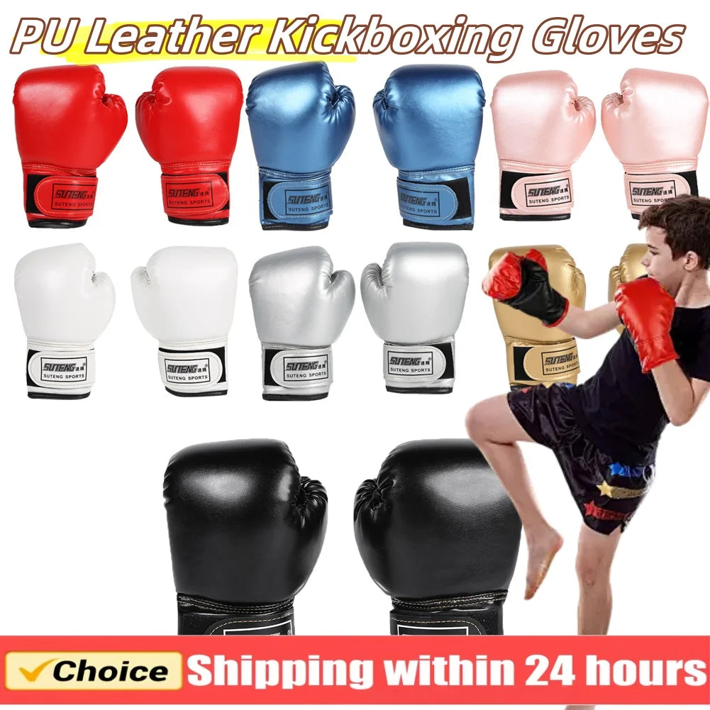 APWIKOGERCN 2-Piece Kids Boxing Gloves Set for Training
