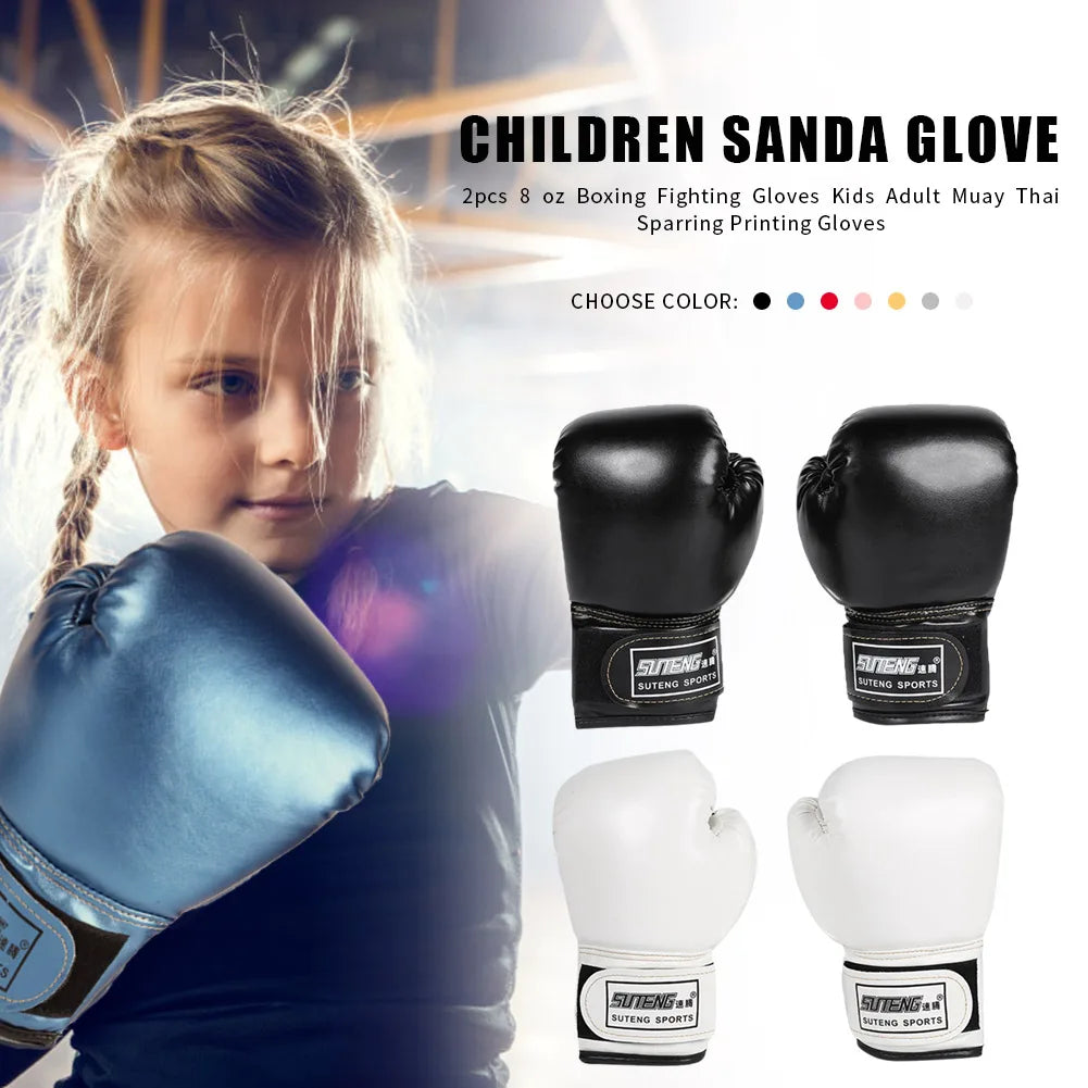 APWIKOGERCN 2-Piece Kids Boxing Gloves Set for Training