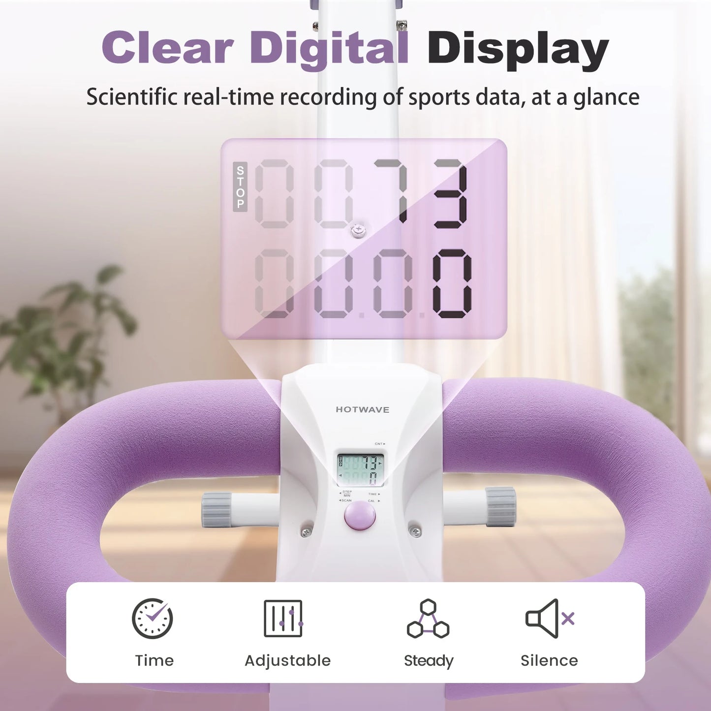 Abdominal Crunch Machine Foldable Home Gym With Resistance Bands