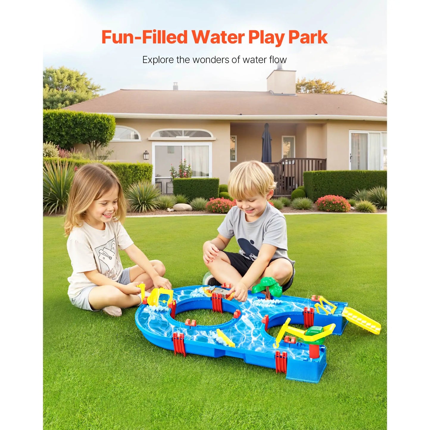 Water Play Table With 39 Accessories For Kids Outdoor Fun