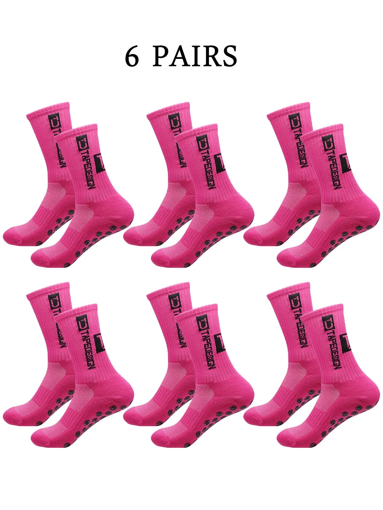 NONECN Football Socks Unisex Mid Length Anti Slip Training Socks