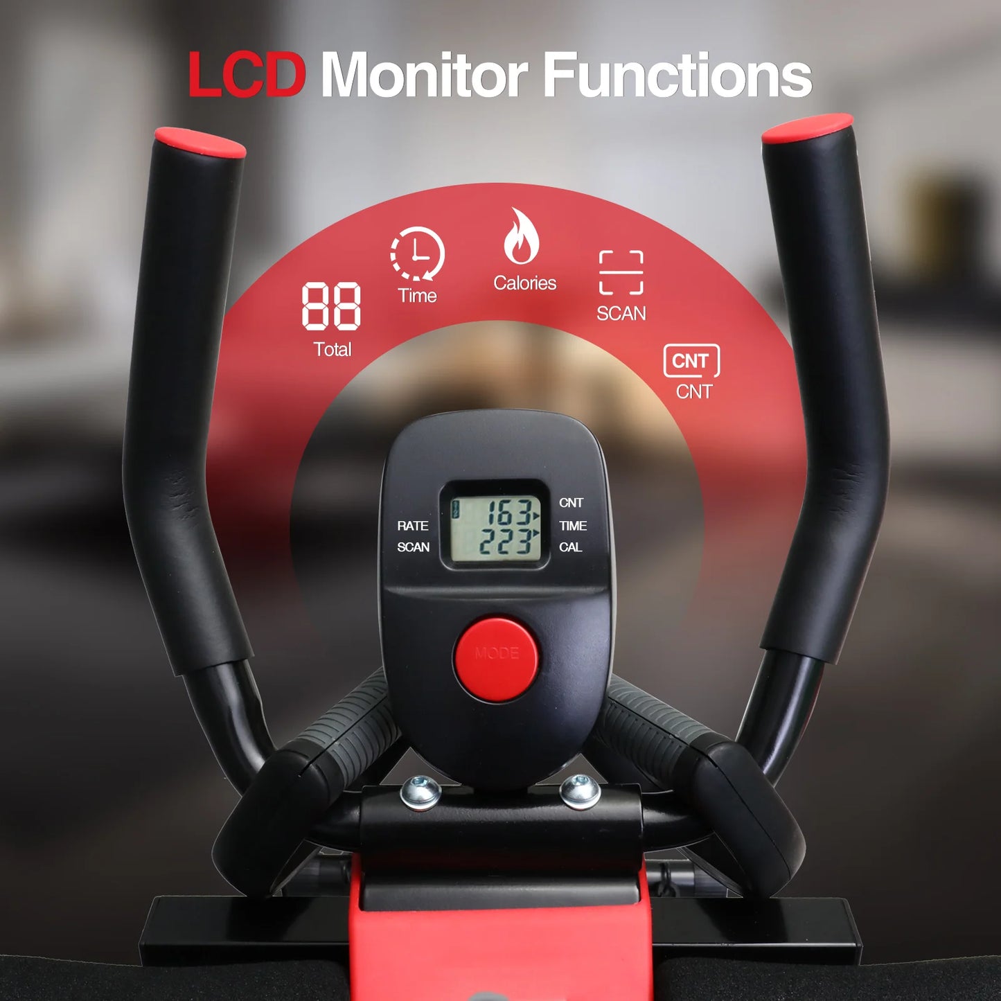 Abdominal Curling Exercise Machine Adjustable Dual Track Trainer