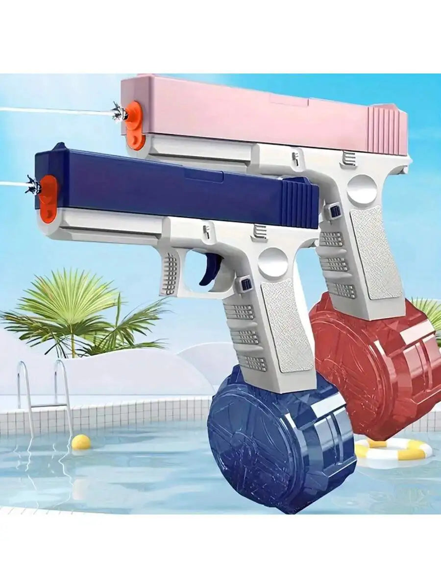 Electric Water Gun, Automatic Squirt Guns Water Pistol For Kids Ages 6-12 With Large Capacity, Water Blasters For Kids Boys