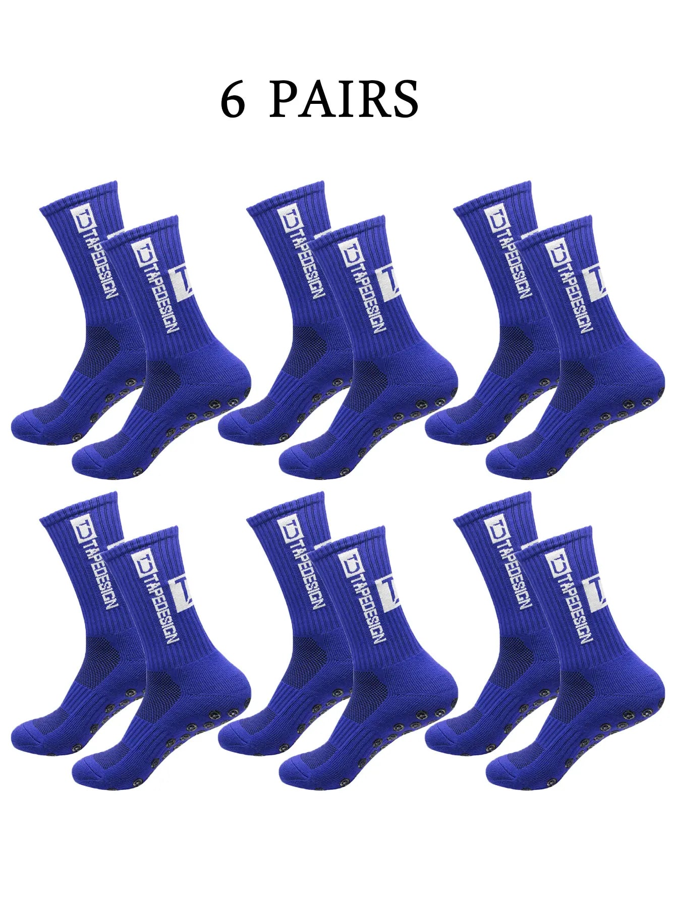 NONECN Football Socks Unisex Mid Length Anti Slip Training Socks
