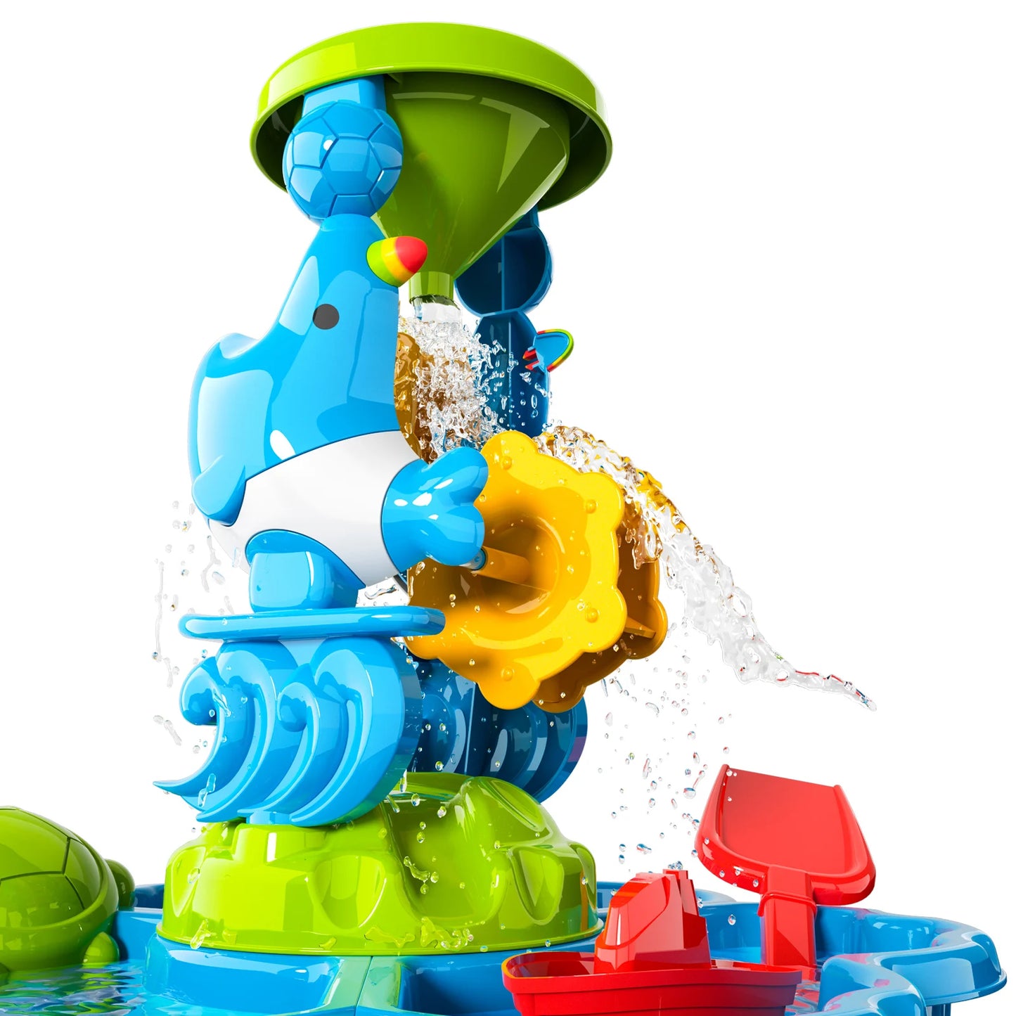 Kids Splash Sand Table Water Toy Set 4 In 1 Beach Sensory Play