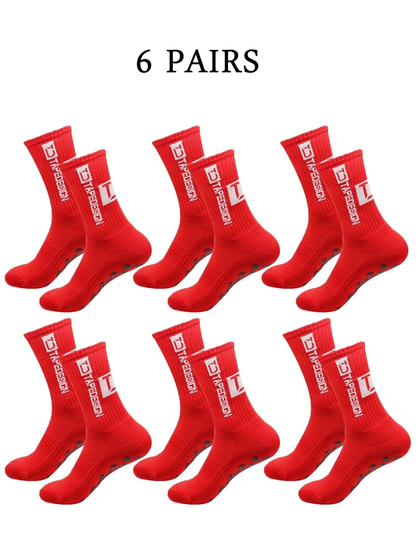 NONECN Football Socks Unisex Mid Length Anti Slip Training Socks