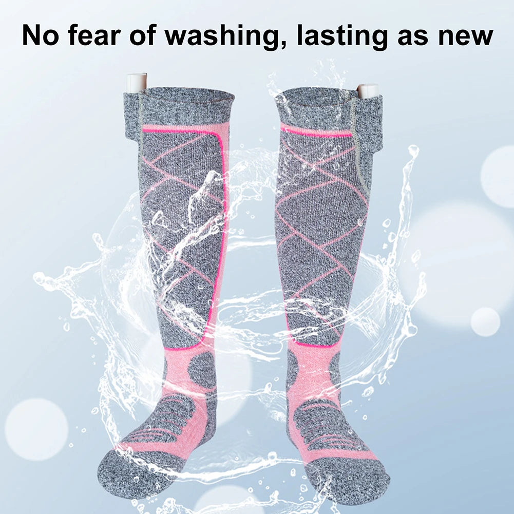 Electric Heated Outdoor Socks With 3 Modes Adjustable Breathable Warmth
